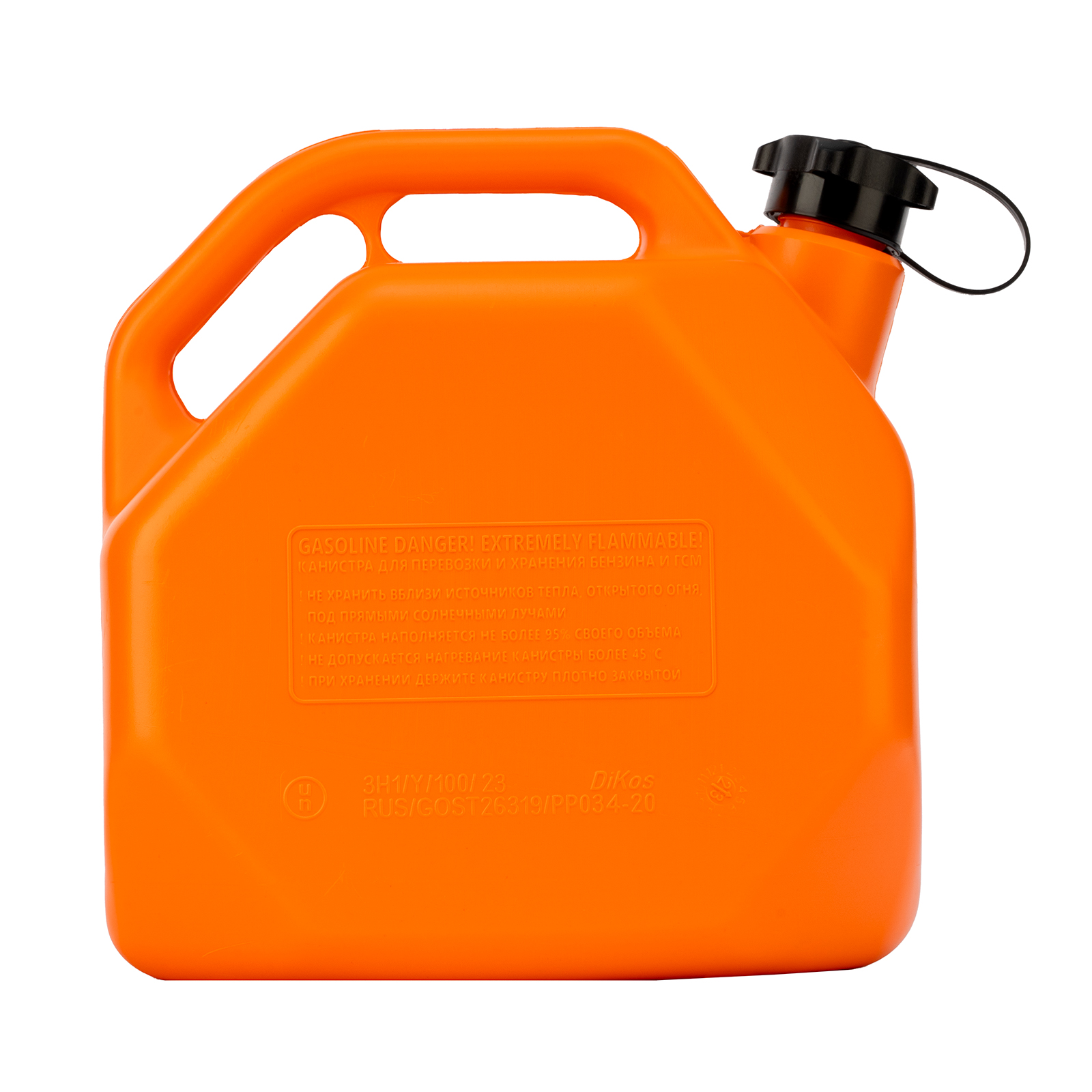 Канистра для ГСМ, пластиковая, со скошенными углами, 10 литров Stels