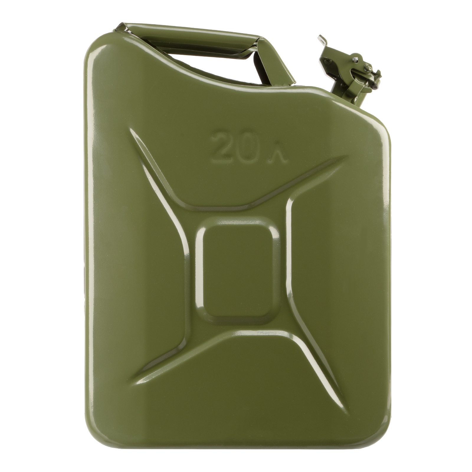 Канистра для топлива, металлическая, толщина стенок 0,8мм, 20 литров