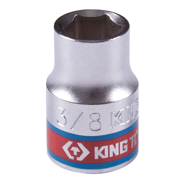 Головка торцевая стандартная шестигранная 3/8", 3/8", дюймовая KING TONY 333512S