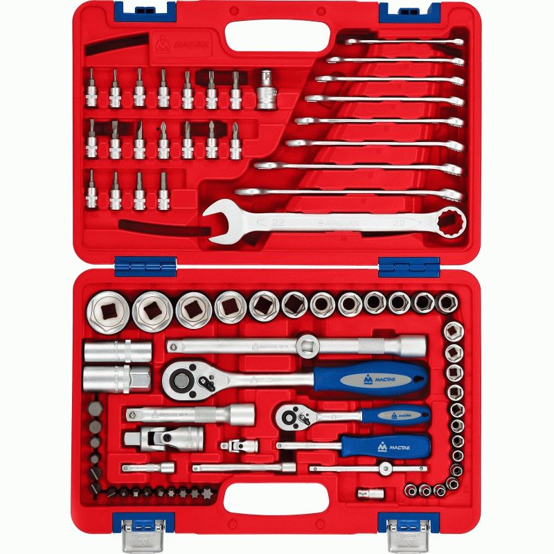 Набор инструментов универсальный, 82 предмета МАСТАК 01-082C