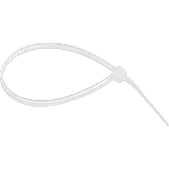 Хомуты, 150 x 2.5 мм, пластиковые, белые, 100 шт Сибртех