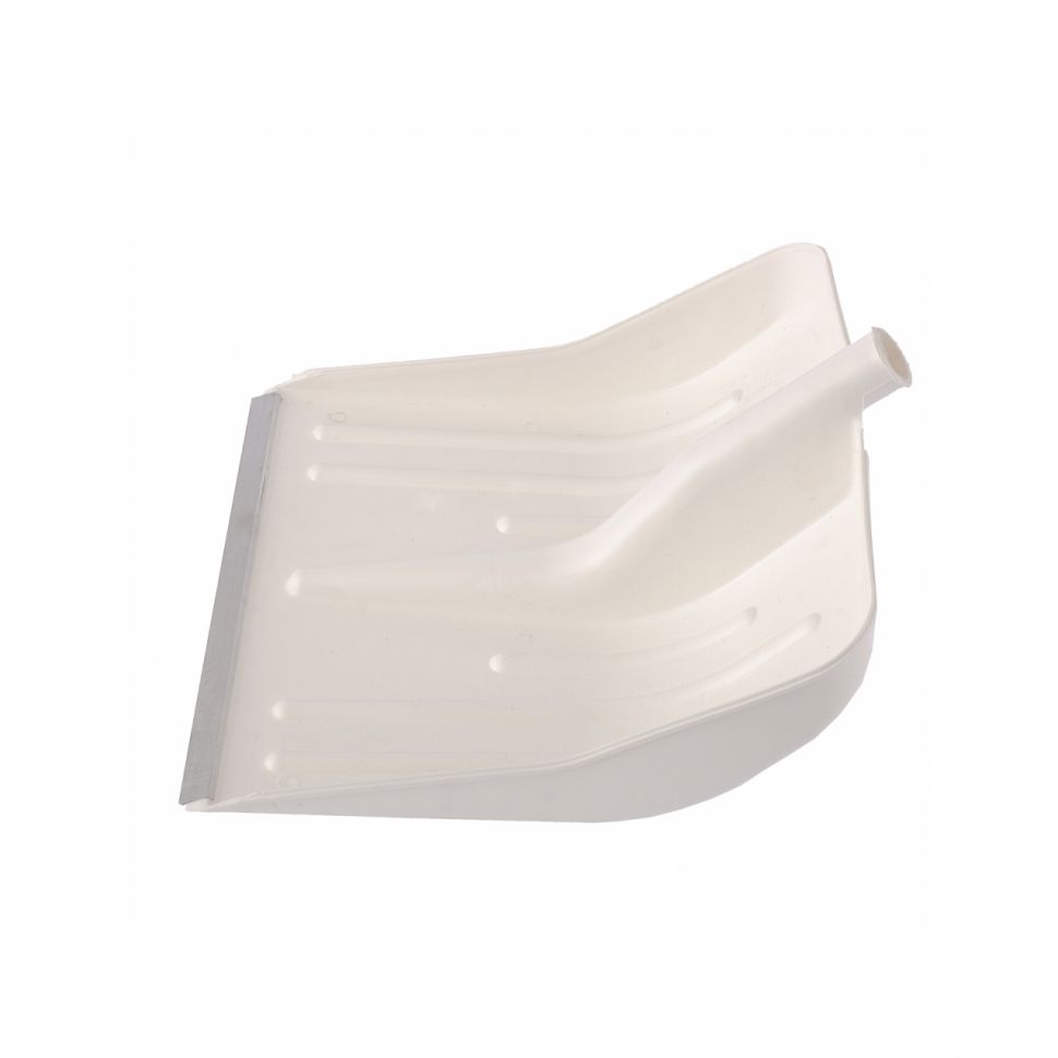 Лопата для уборки снега пластиковая, белая, 420 х 425 мм, без черенка, Россия, Сибртех