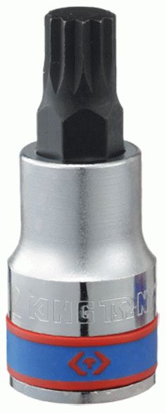 Насадка (бита) торцевая 1/2", Spline, M8, L = 60 мм KING TONY 402608