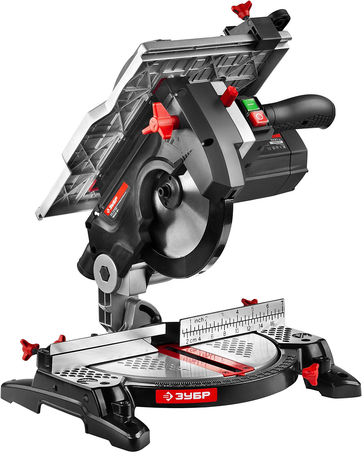 ЗУБР  ЗПТК-210-1500 пила торцовочная комбинированная, d 210 х 30 мм, 1500 Вт