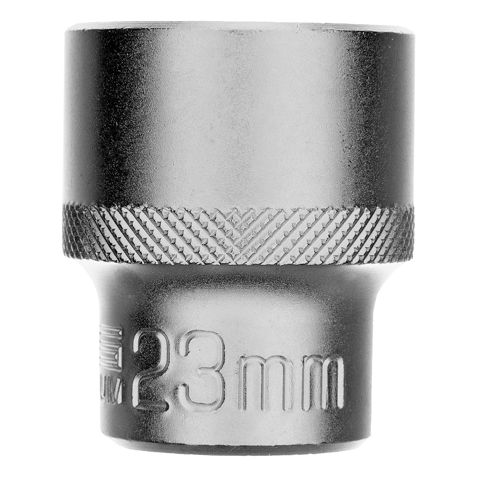 Головка торцевая, 23 мм, шестигранная, CrV, под квадрат 1/2 Stels