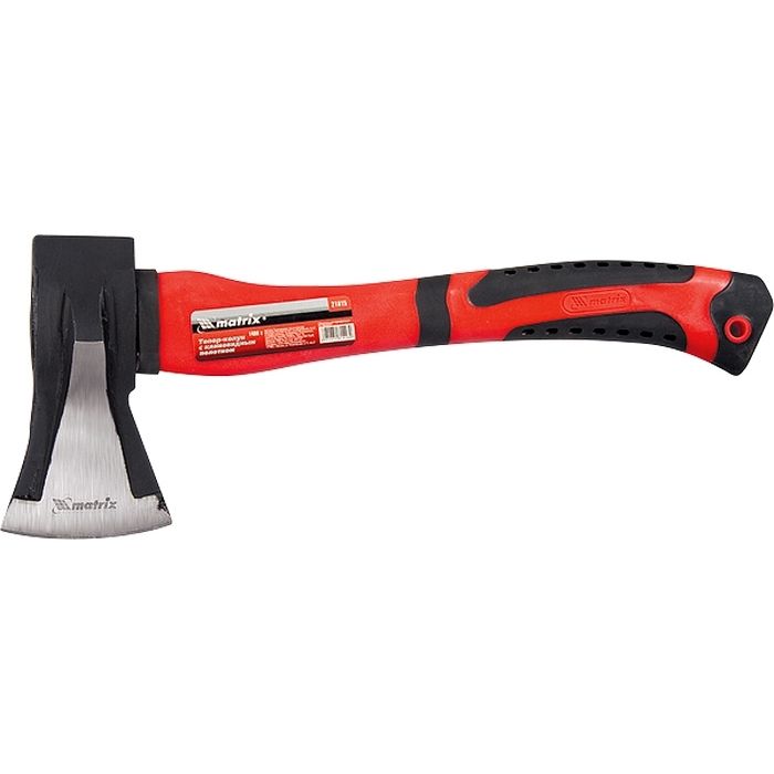 Топор-колун с клиновидным полотном 1000 г, фибергласовое двухкомпонентное топорище 380 мм Matrix
