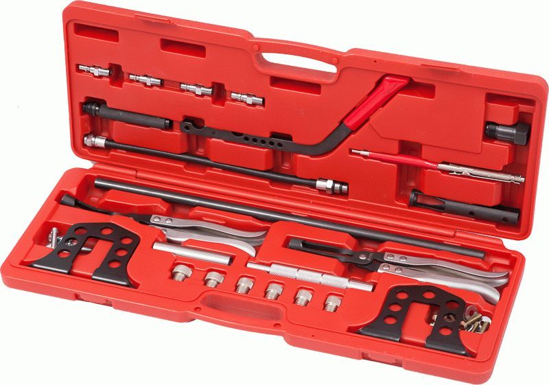 Рассухариватель клапанов универсальный, кейс, 19 предметов МАСТАК 103-10019C