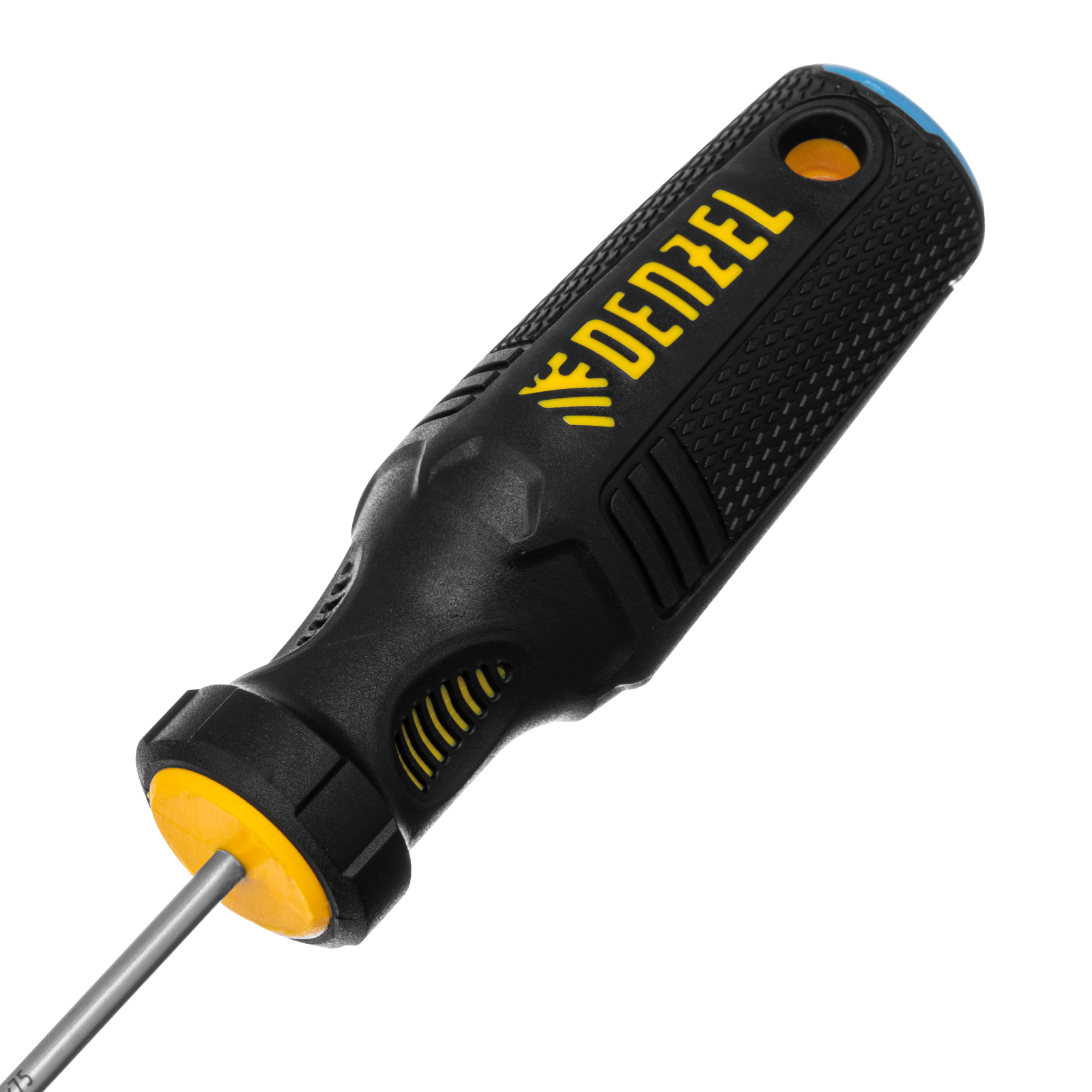 Отвертка, SL3х75 мм, S2, 3к рукоятка Denzel
