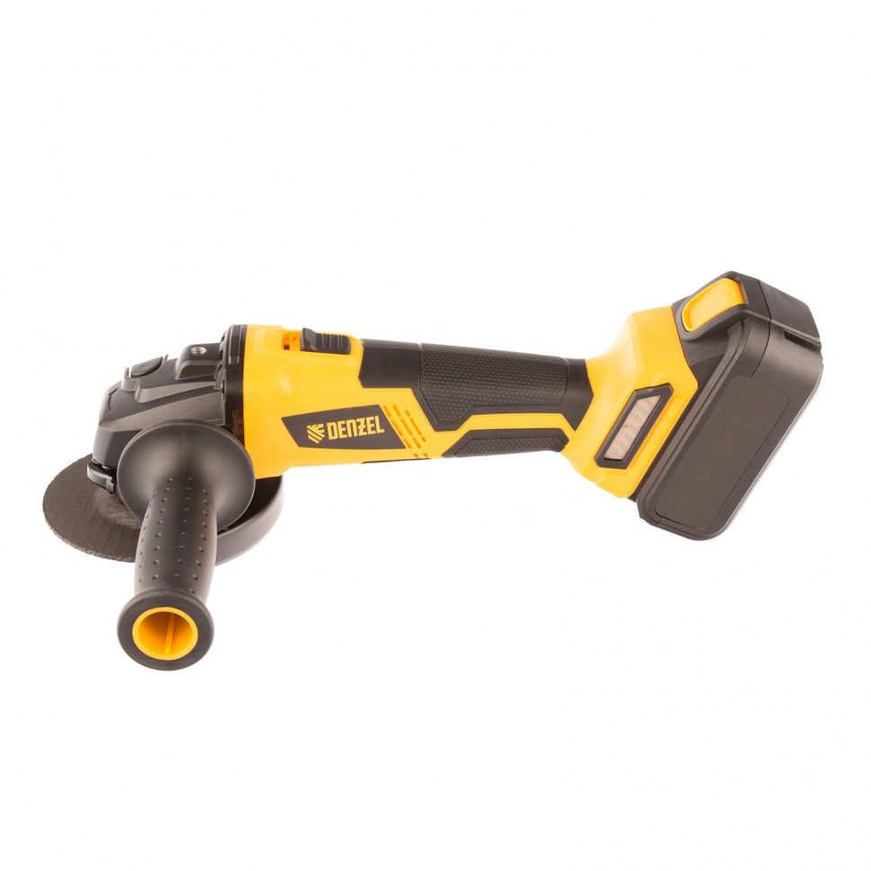 Углошлифовальная машина BLG-IB-18-02, аккумуляторная, Li-ion, 18 В, 3 Ач, 115 мм Denzel