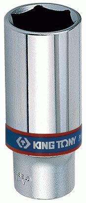 Головка торцевая глубокая шестигранная 3/8", 21 мм KING TONY 323521M