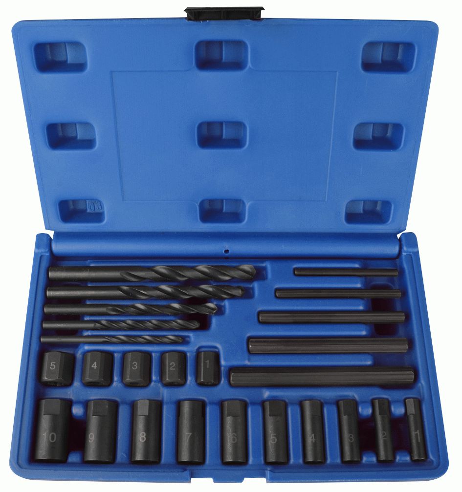 Набор экстракторов и сверел, 25 предметов KING TONY 11225SQ