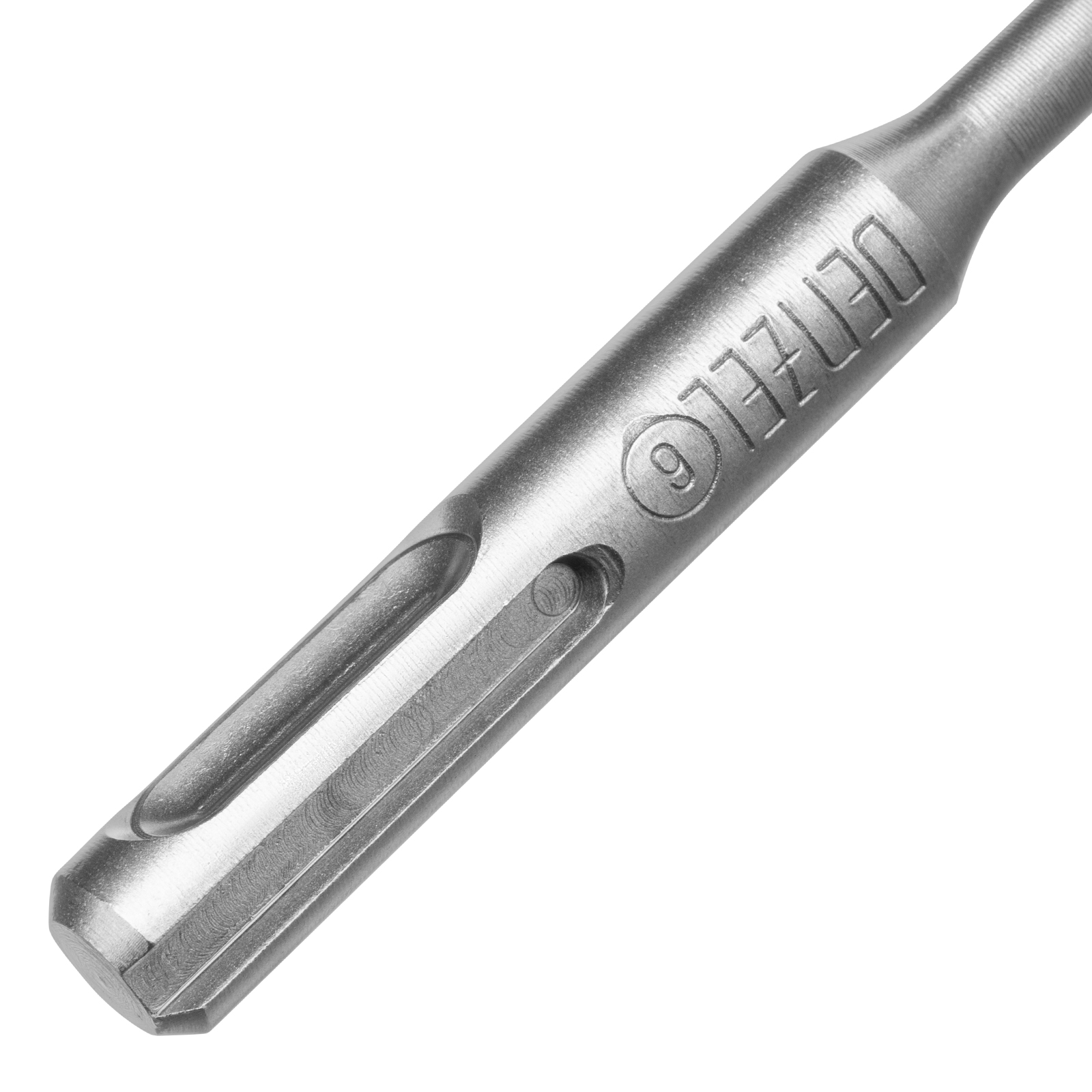 Бур по бетону, цельная крестовая пластина, 6x315 мм, SDS PLUS Denzel