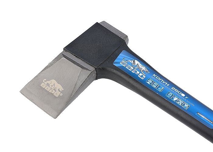 Колун, 2600 г, двухкомпонентная рукоятка Nylon Барс