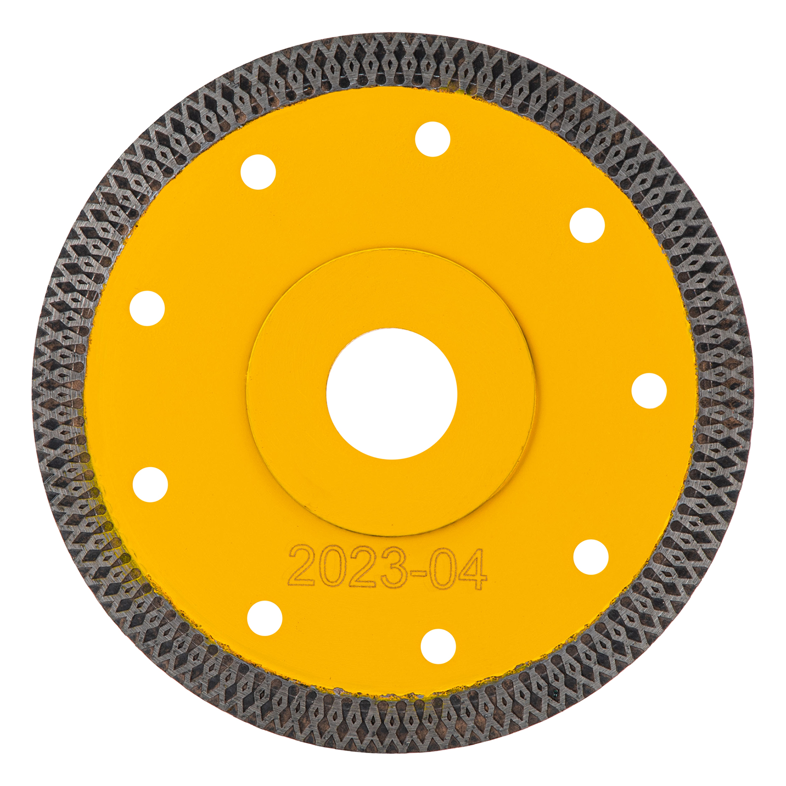 Диск алмазный отрезной 125 х 22,2мм, сплошной, супертонкий, горячий пресс, сухой/мокрый рез Denzel