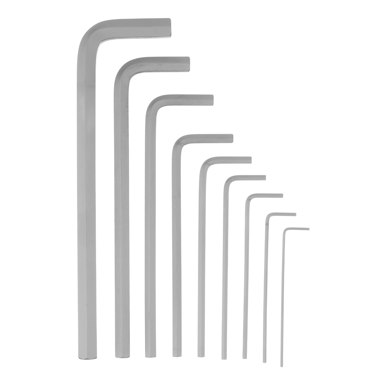 Набор ключей имбусовых, HEX, 1,5-10 мм, CrV, 9 шт., удлиненные Сибртех