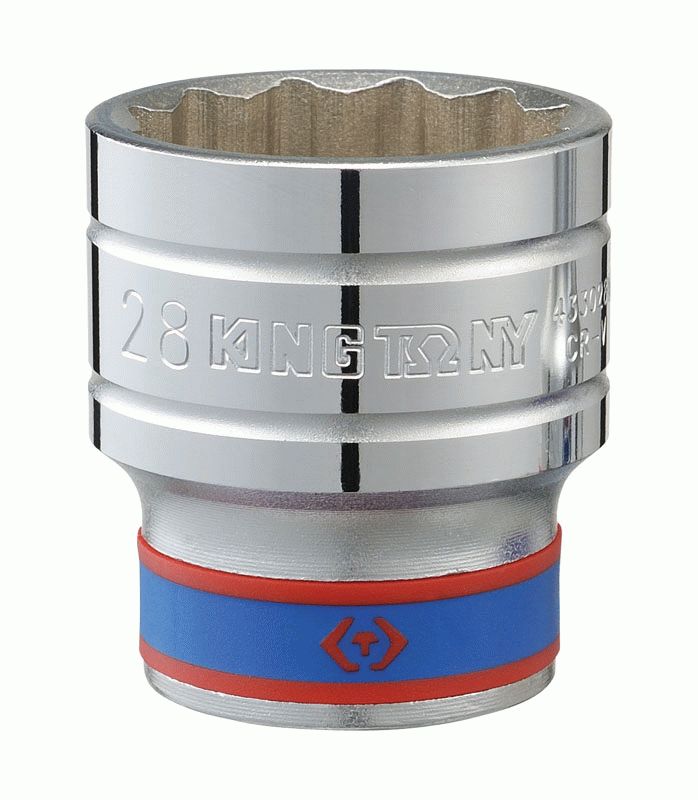 Головка торцевая стандартная двенадцатигранная 1/2", 12 мм KING TONY 433012M