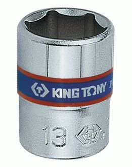 Головка торцевая стандартная шестигранная 1/4", 6 мм KING TONY 233506M