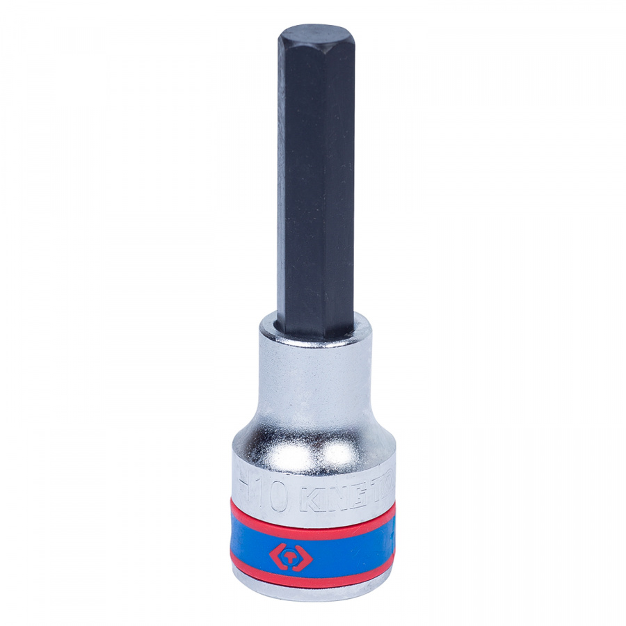 Насадка (бита) торцевая 1/2", Hex, 10 мм, L = 80 мм KING TONY 403510