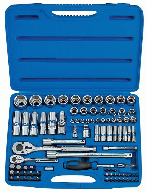 Набор инструментов универсальный, 86 предметов KING TONY 7586MR