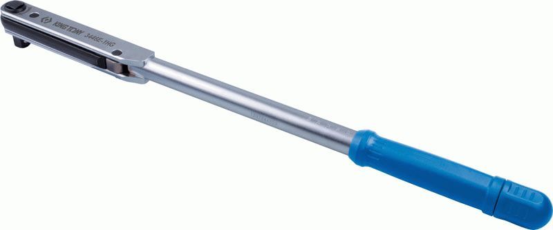 Динамометрический ключ серии "INDUSTRIAL", 1/2", 25-135 Нм, для левой и правой резьбы, кейс KING TONY 3446E-1HG