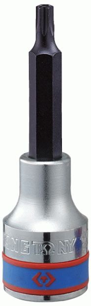 Насадка (бита) торцевая 1/2", Torx, T30, L = 80 мм, с отверстием KING TONY 403730