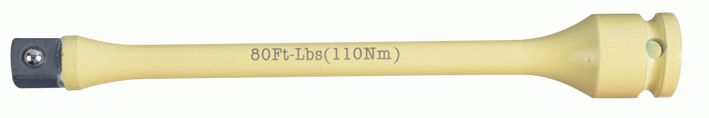Удлинитель торсионный 1/2", 195 мм, с ограничителем крутящего момента 110 Нм KING TONY 4269-08-B0