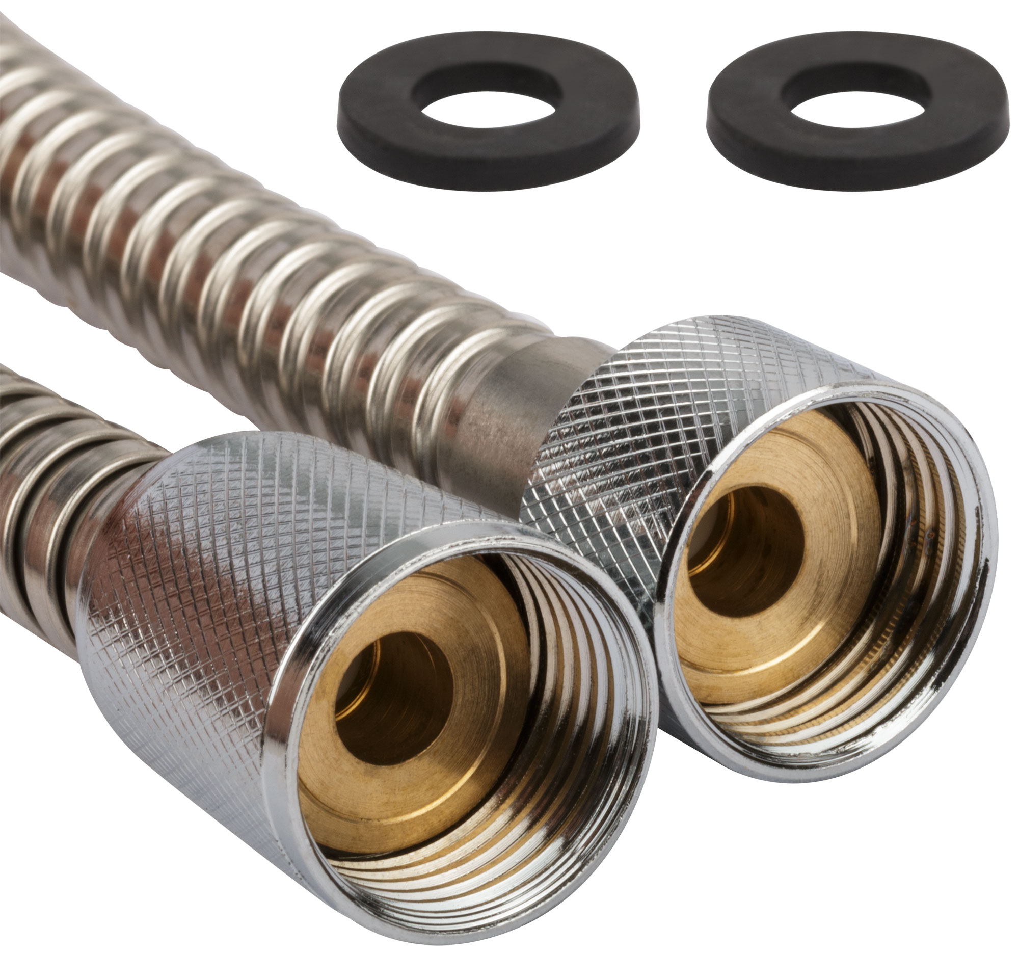 Шланг для душа "конус" 120 см, "Эконом" имп.-имп. 1/2"-1/2"