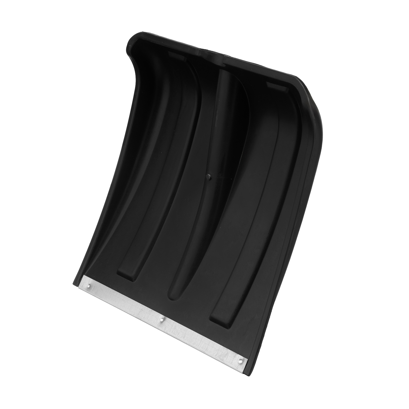 Лопата для уборки снега пластиковая, оцинкованная планка, 350х350 мм, без черенка, Сибртех