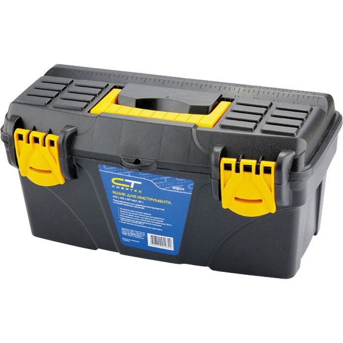 Ящик для инструмента, 430 х 235 х 250 мм, 18", пластик Россия Сибртех