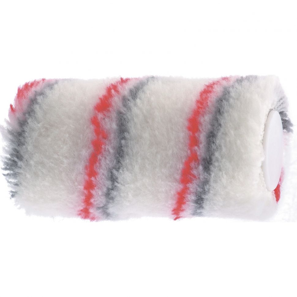 Миди-валик сменный для среднегладких поверхностей синтетический, 100 мм, ворс 12 мм, D 30 мм, D ручки 6 мм, полиамид MTX