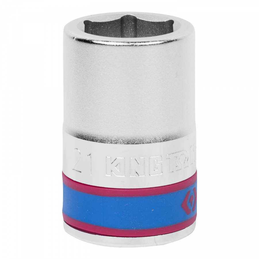 Головка торцевая стандартная шестигранная 3/4", 21 мм KING TONY 633521M