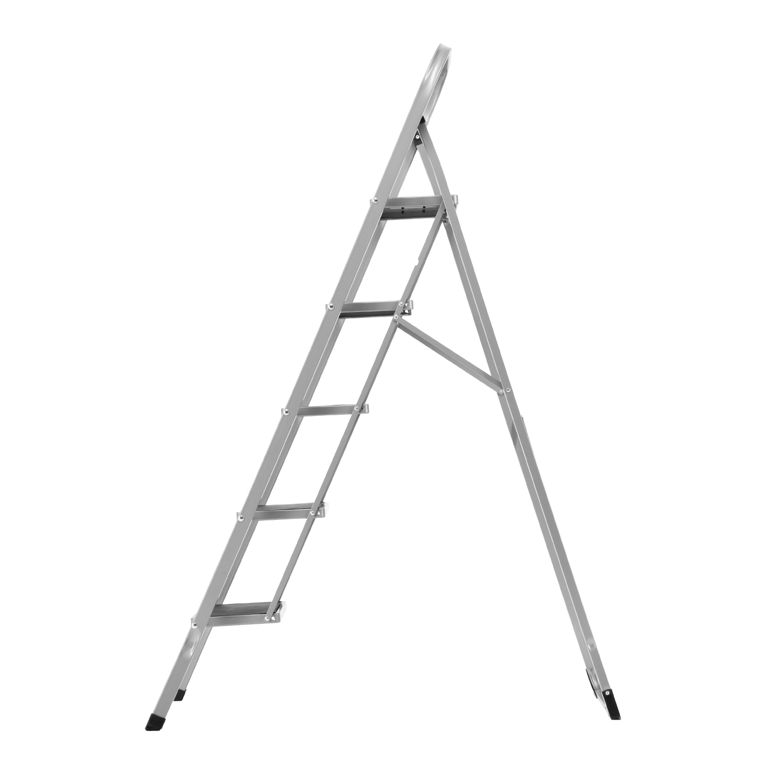 Стремянка стальная, 5 широких ступеней 20х30 см с полимерным покрытием Сибртех