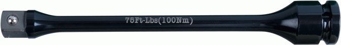 Удлинитель торсионный 1/2", 195 мм, с ограничителем крутящего момента 100 Нм KING TONY 4269-08-A0