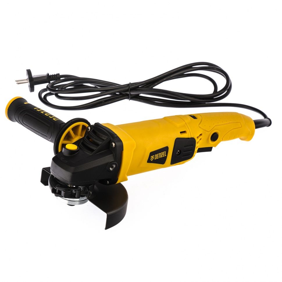 Машина шлифовальная угловая AG125-1100A, 1100 Вт, 125 мм, 3000-11000 об/мин Denzel