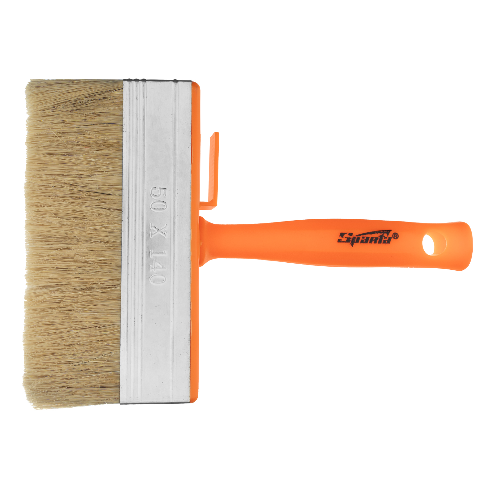 Кисть-ракля, 50х140 мм, натуральная щетина, пластмассовый корпус, пластмассовая ручка Sparta