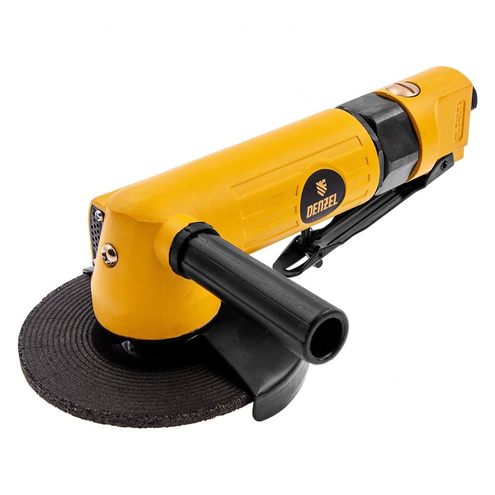 Пневматическая углошлифовальная машина AG125, 11000 об/мин, 125 мм, 186 л/мин Denzel