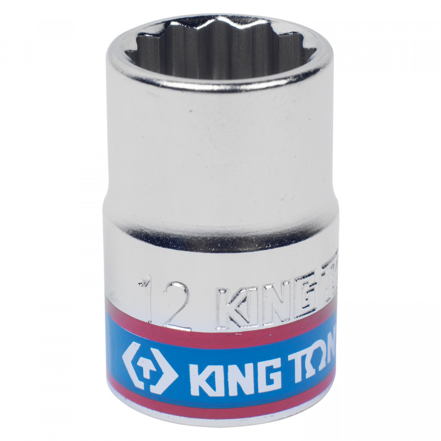 Головка торцевая стандартная двенадцатигранная 3/8", 12 мм KING TONY 333012M