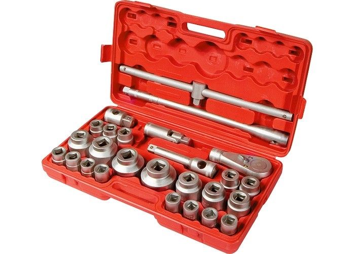 Набор торцевых головок 3/4"–1", головки 21 х 65 мм, 26 предметов, в пласт. боксе Matrix
