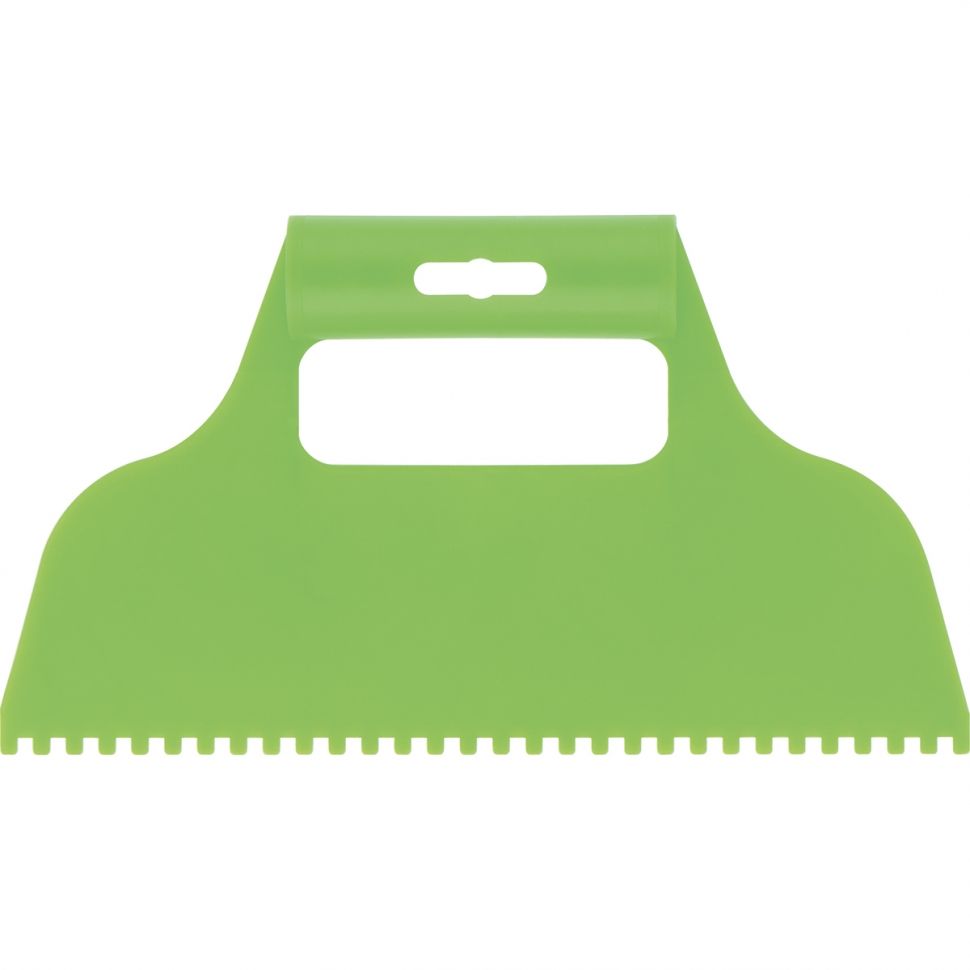 Шпатель для клея, пластмассовый, зубчатый 4 х 4 мм Сибртех