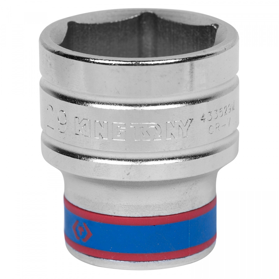 Головка торцевая стандартная шестигранная 1/2", 29 мм KING TONY 433529M