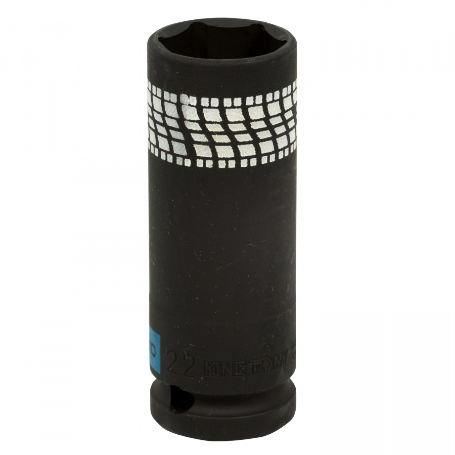 Головка торцевая ударная глубокая 1/2", 22 мм, тонкостенная KING TONY 441522M