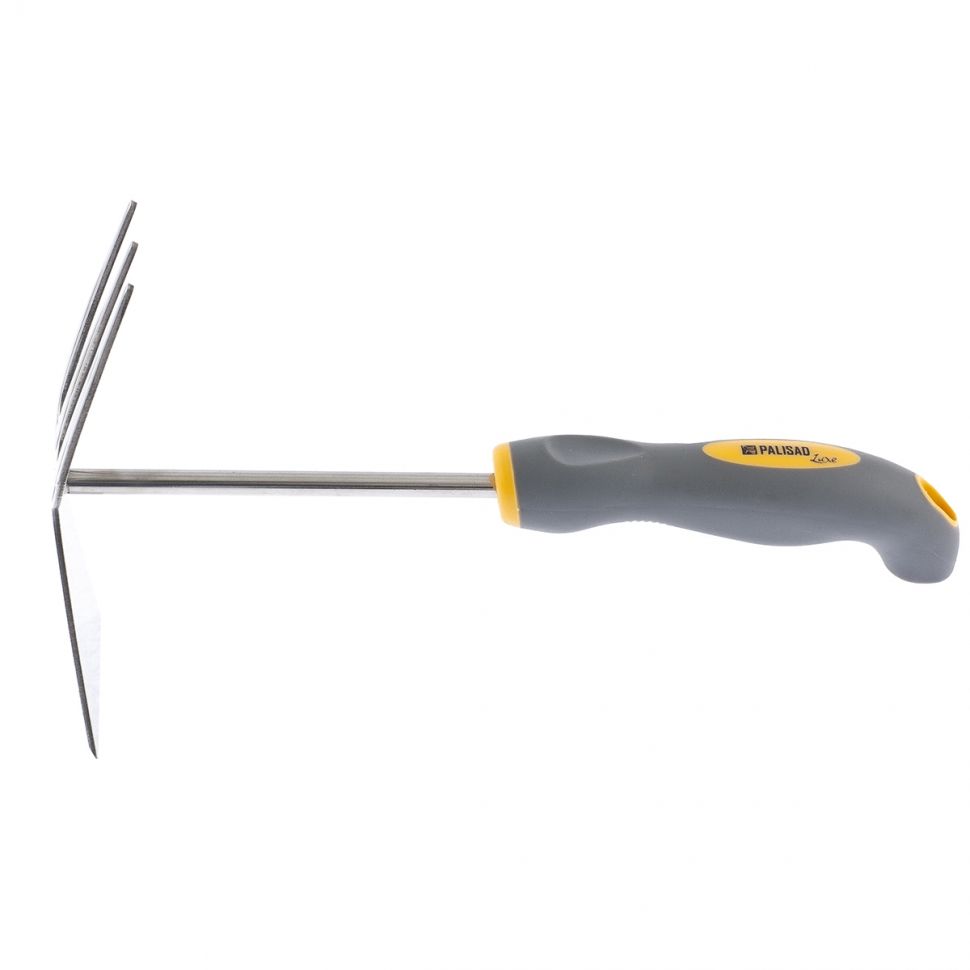 Мотыжка комбинированная, 70 х 290 мм, нержавеющая сталь, двухкомпонентная рукоятка, Premium Plus, Palisad