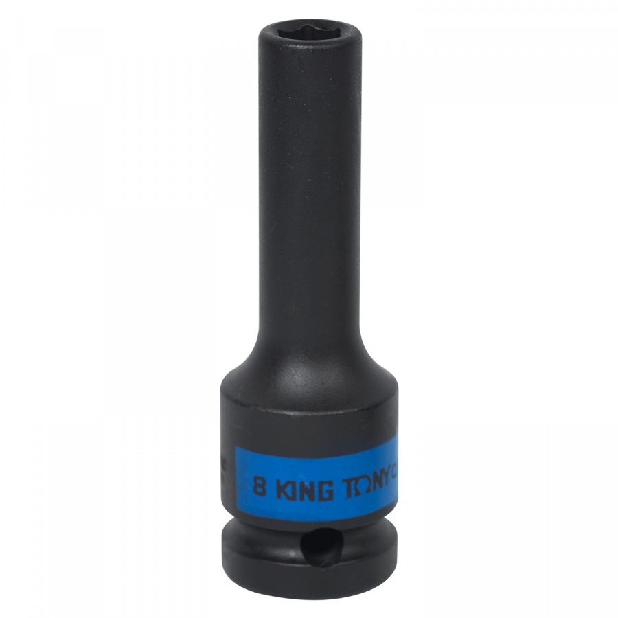 Головка торцевая ударная глубокая шестигранная 1/2", 8 мм KING TONY 443508M