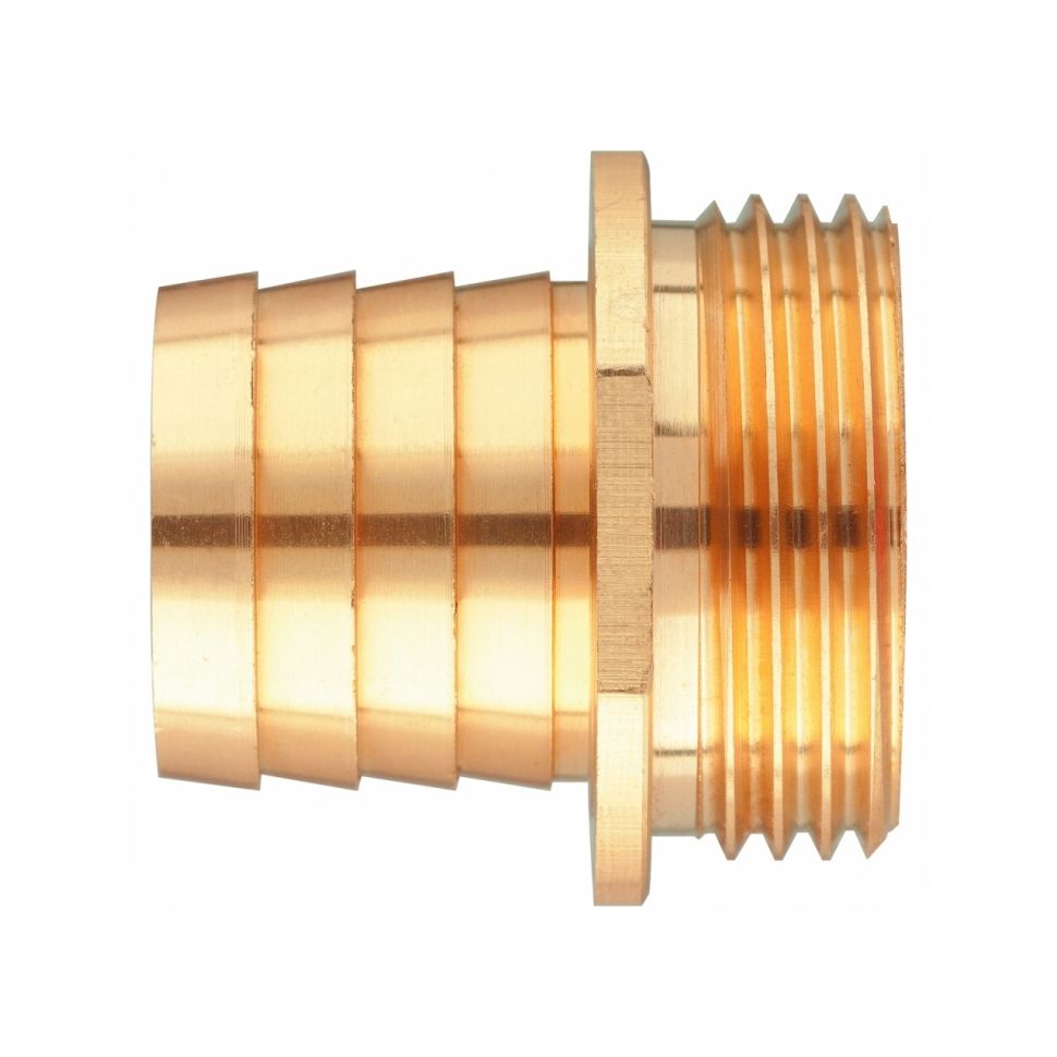 Штуцер для шланга 1" с наружной резьбой G1" Denzel