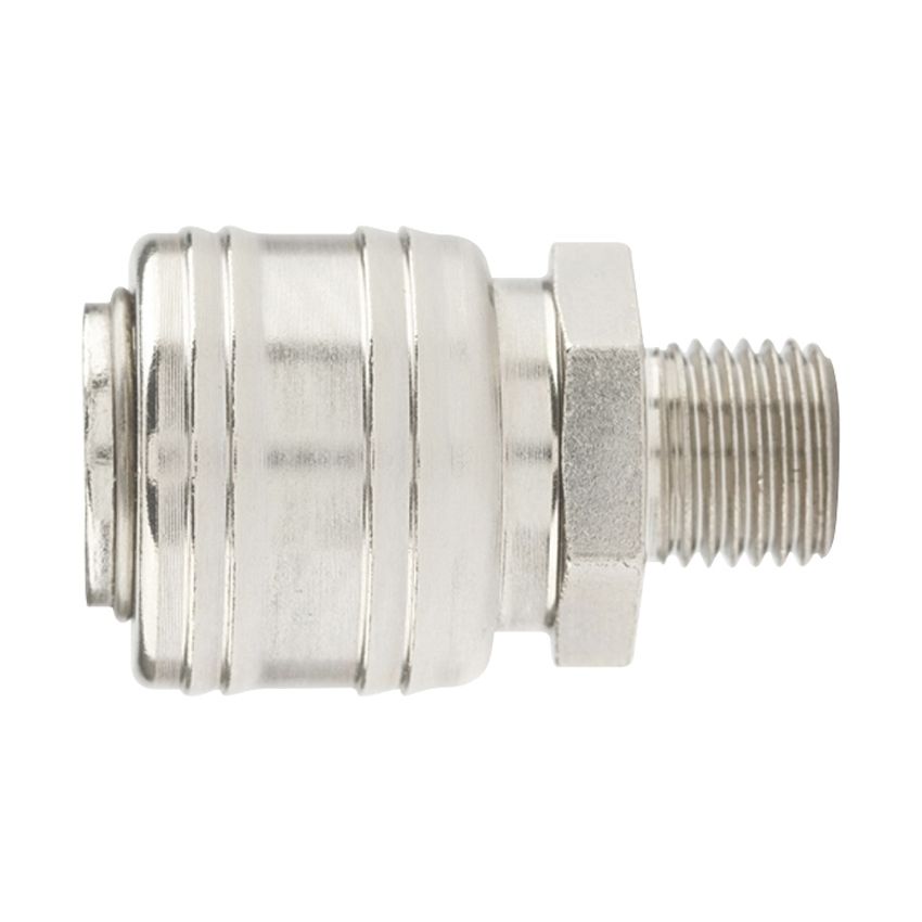 Муфта универсальная быстросъемная ("мама"), 3/8, внешняя резьба, 2 шт, Stels