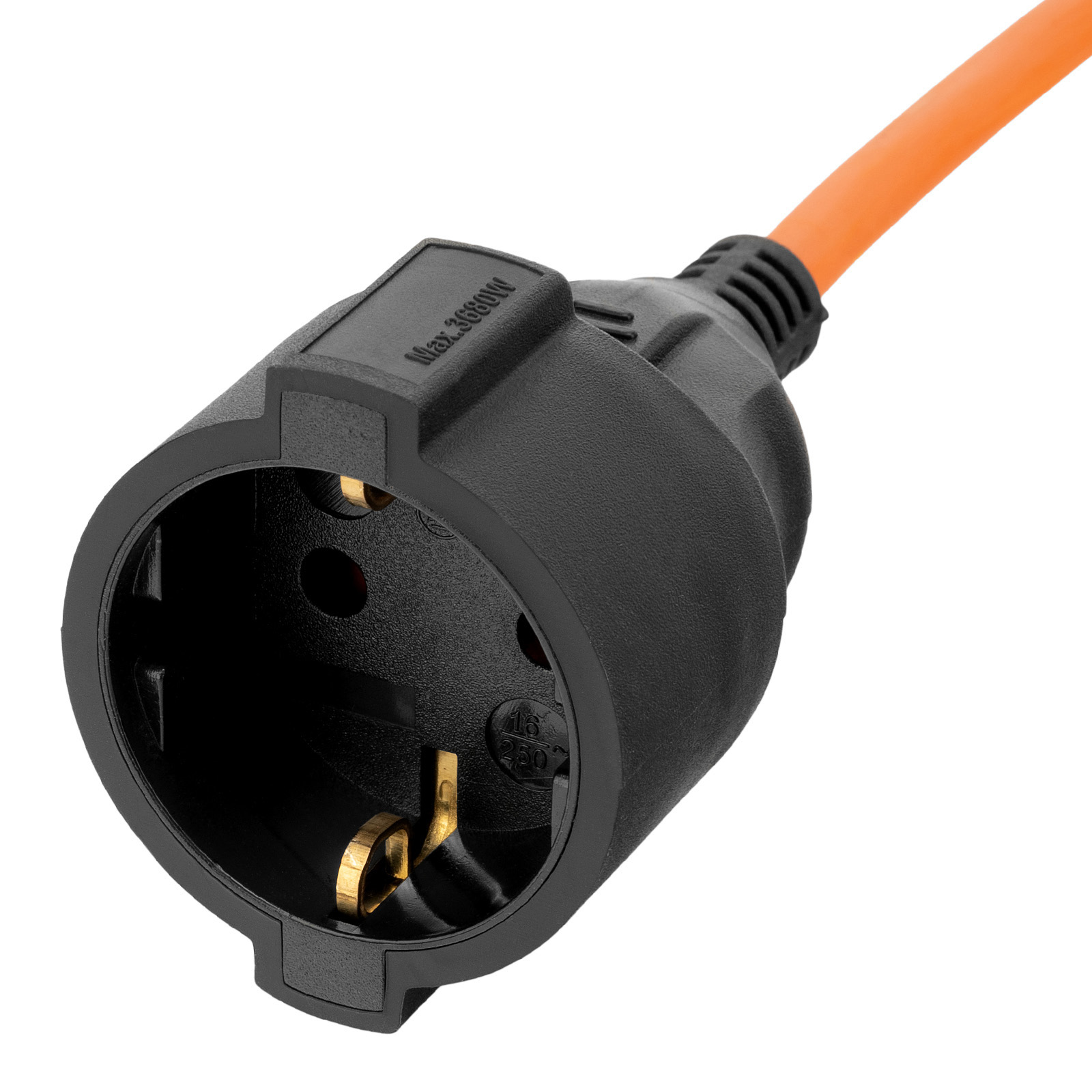 Удлинитель-шнур силовой Garden Series, б/з, ПВС, 20м, 1 розетка, 2 x 1 мм, Denzel