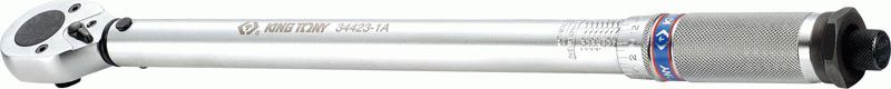 Динамометрический ключ серии "CLASSIC", 1/2", 42-210 Нм, для левой и правой резьбы, футляр KING TONY 34423-1A