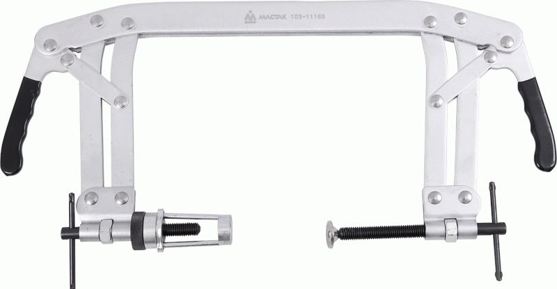 Рассухариватель клапанов, 55-175 мм, струбцина, две рукояти МАСТАК 103-11165