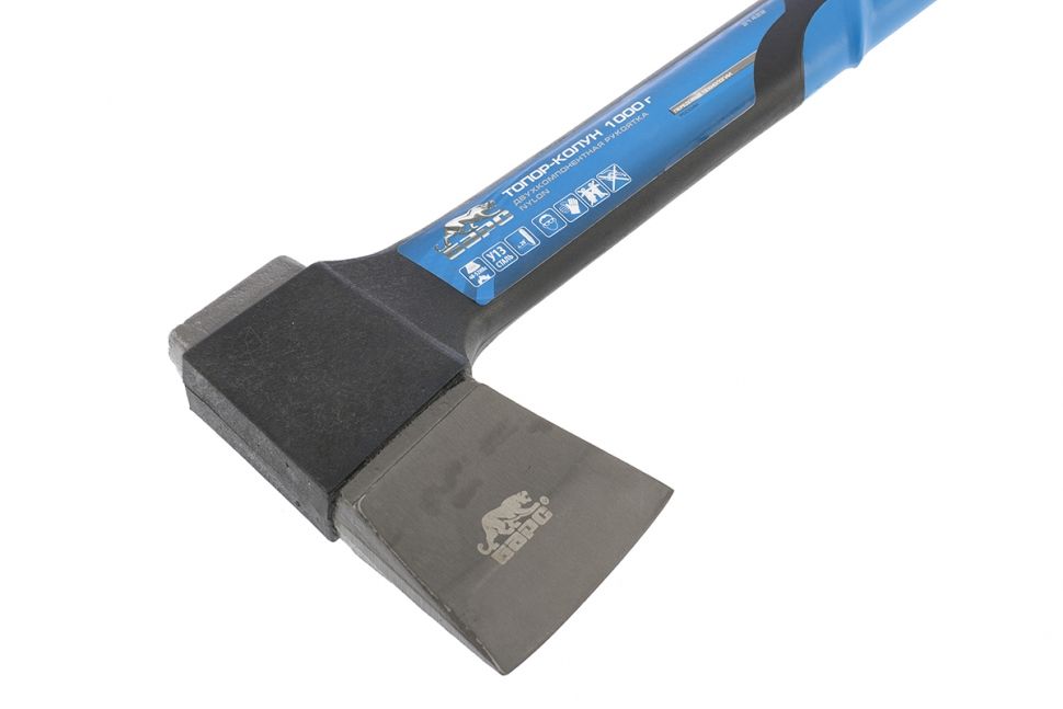 Топор-колун, 1000 г, двухкомпонентная рукоятка Nylon Барс