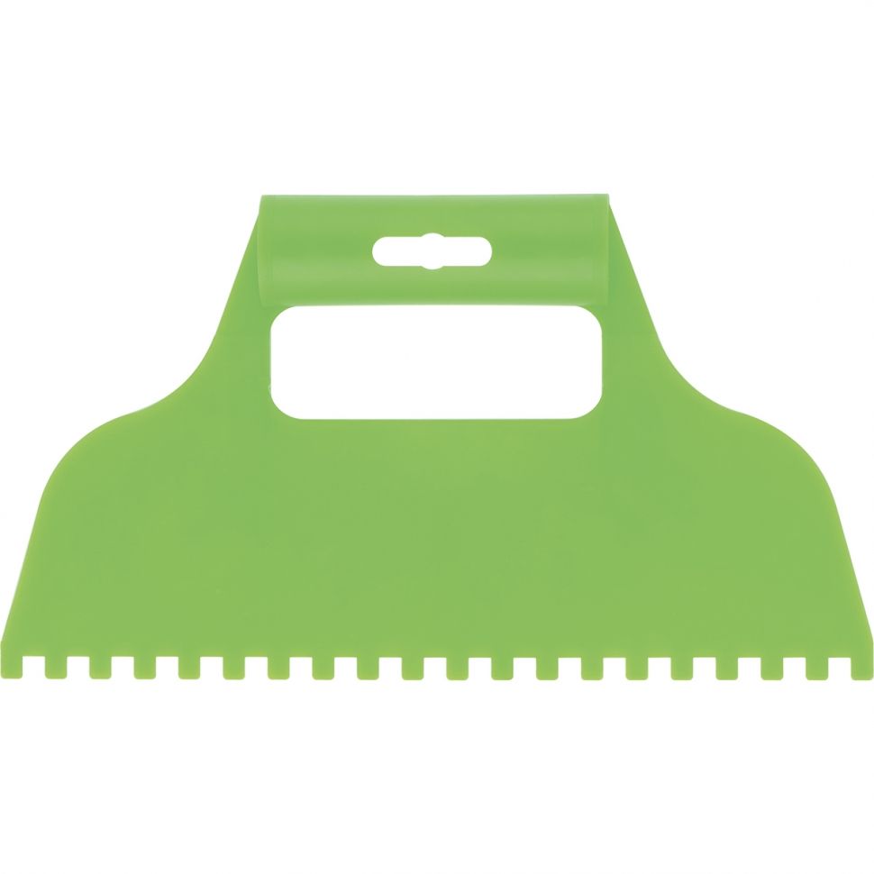 Шпатель для клея, пластмассовый, зубчатый 6 х 6 мм Сибртех